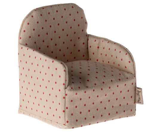 Maileg - Chair, Mouse - Dot