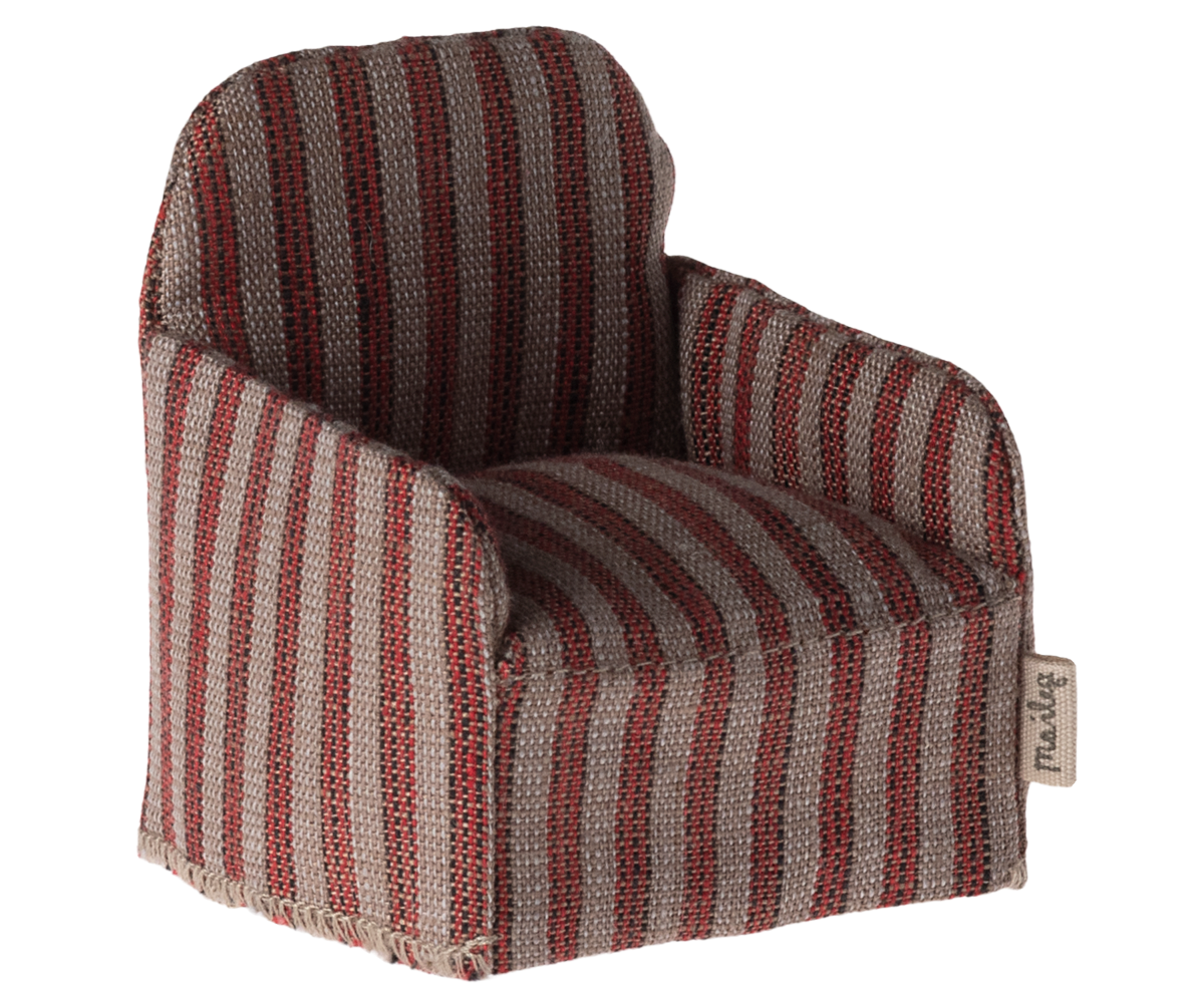 Maileg - Chair, Mouse - Stripe