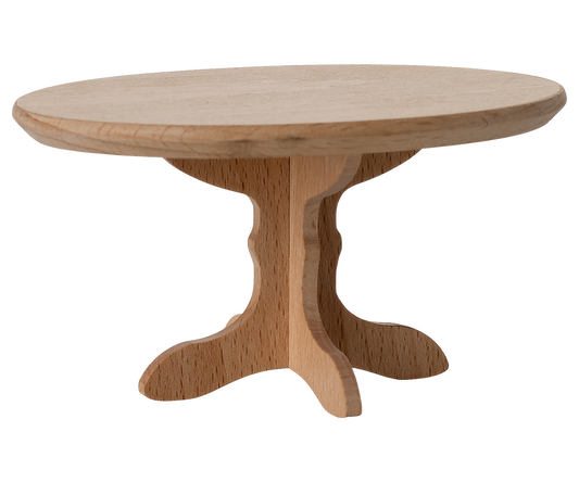 Maileg - Oval Dining Table, Mouse - Natural