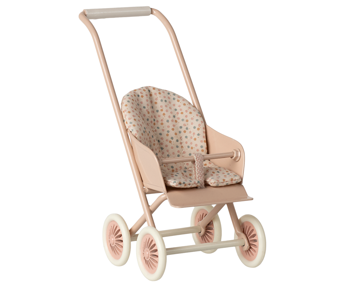 Maileg - Stroller, Micro - Powder