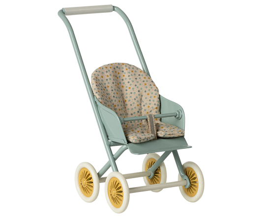 Maileg - Stroller, Micro - Mint
