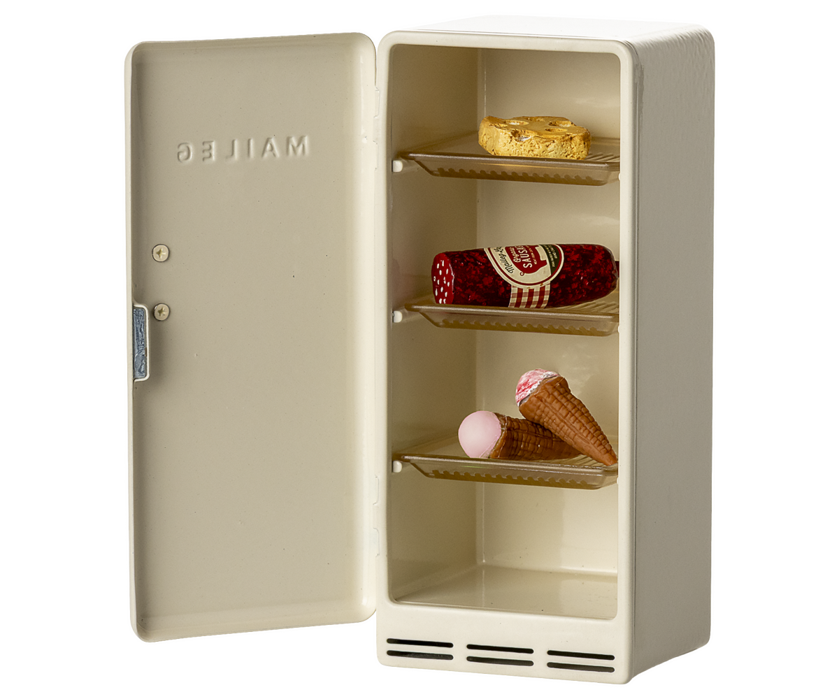 Maileg - Fridge, Mouse - Off White