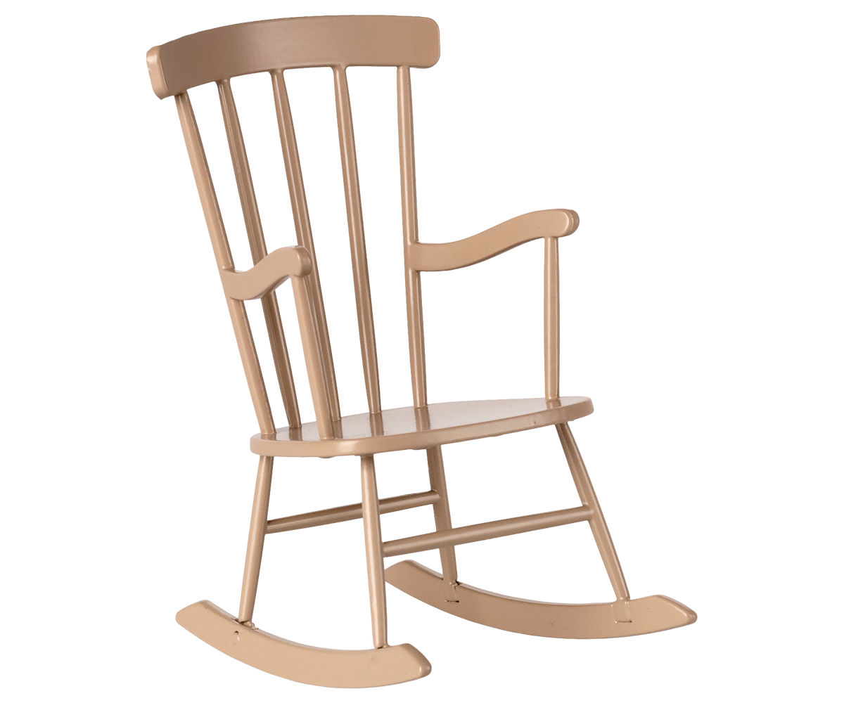 Maileg - Rocking Chair, Mini - Dark Sand