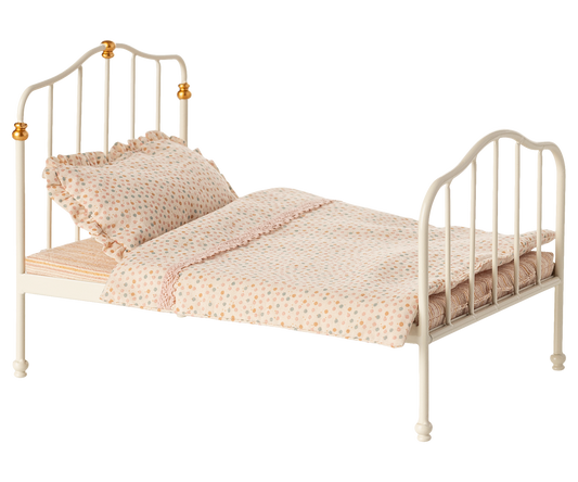 Maileg - Vintage Bed, Mouse - Off White