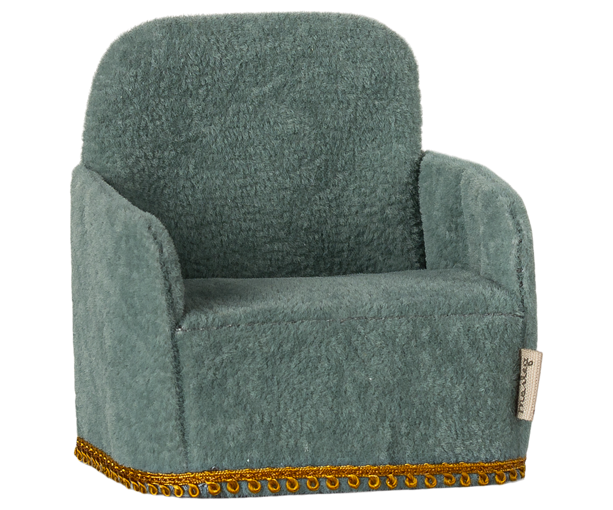 Maileg - Folding Chair, Mouse - Mint