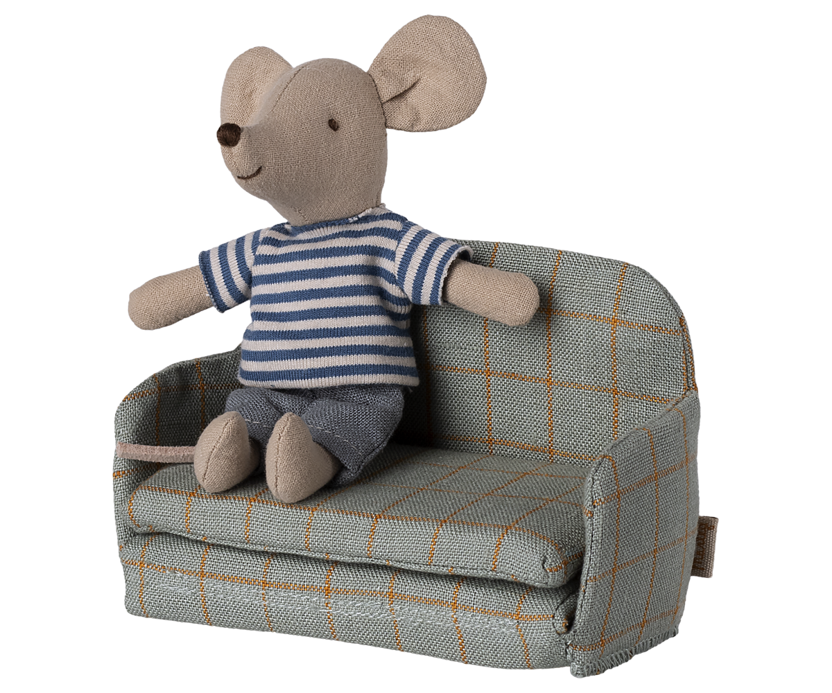 Maileg - Sofa Bed, Mouse - Checker