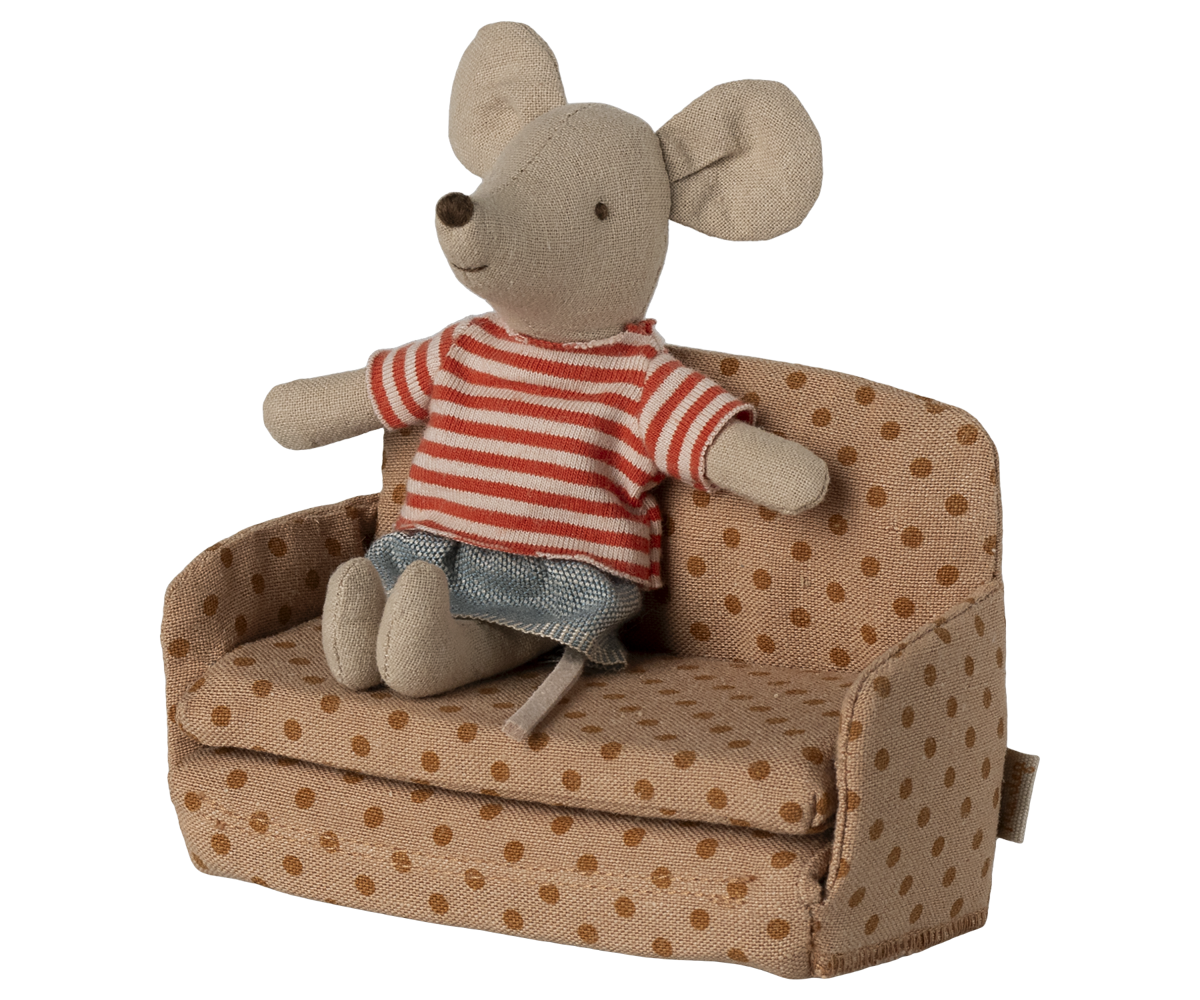 Maileg - Sofa Bed, Mouse - Dots