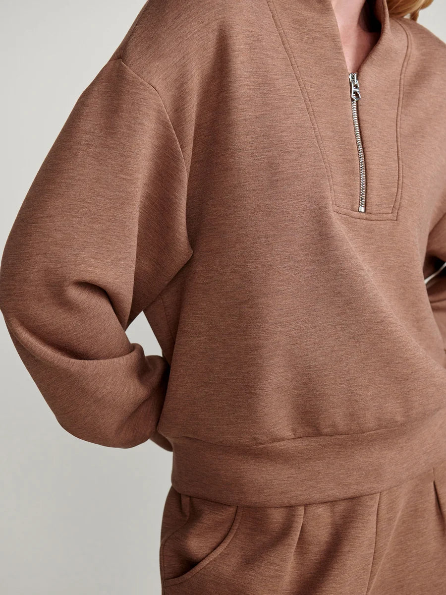 Varley - Davidson Sweat - Golden Bronze Marl