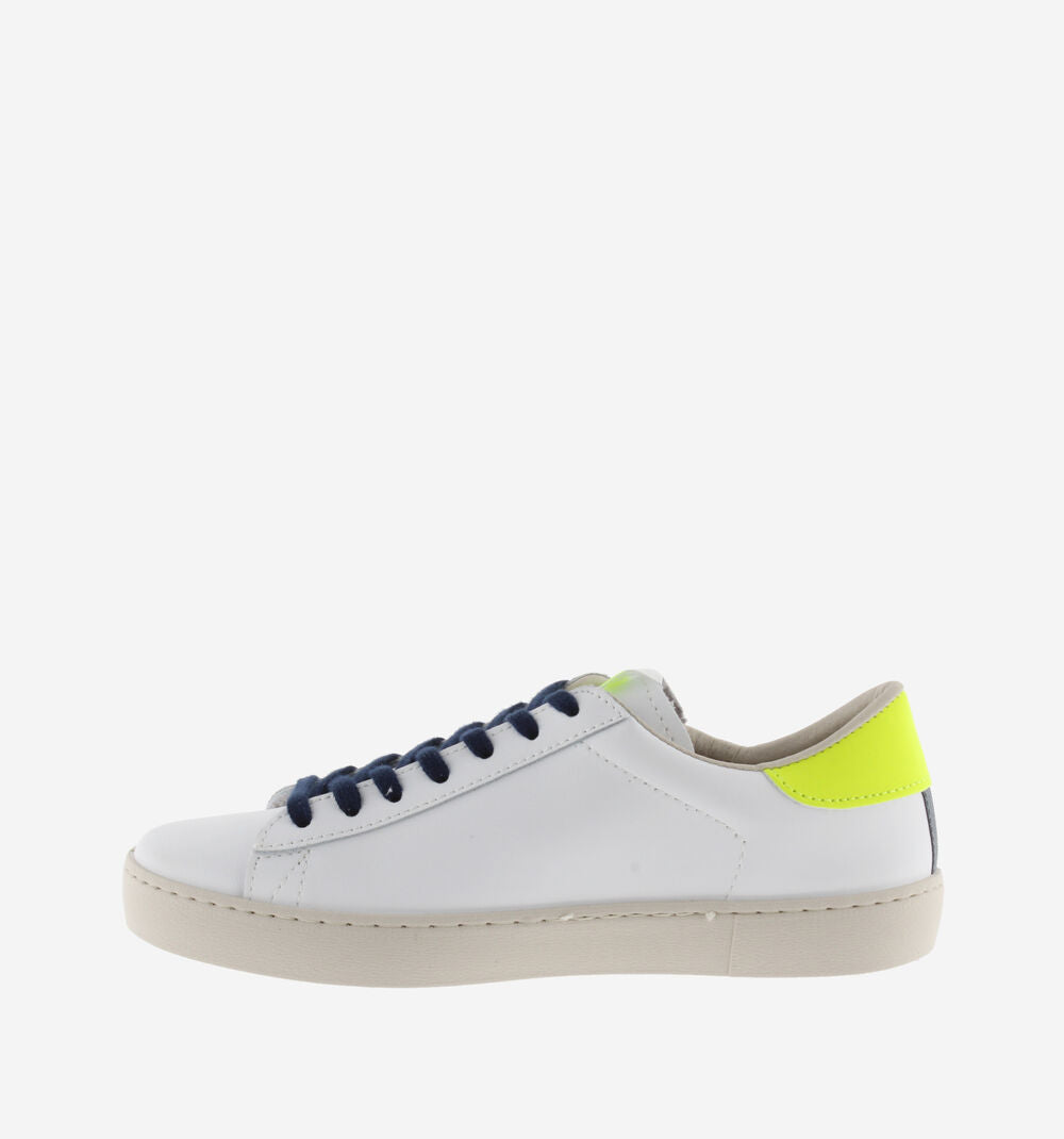 Victoria Shoes - Women's Berlin Leather + Neon - Amarillo