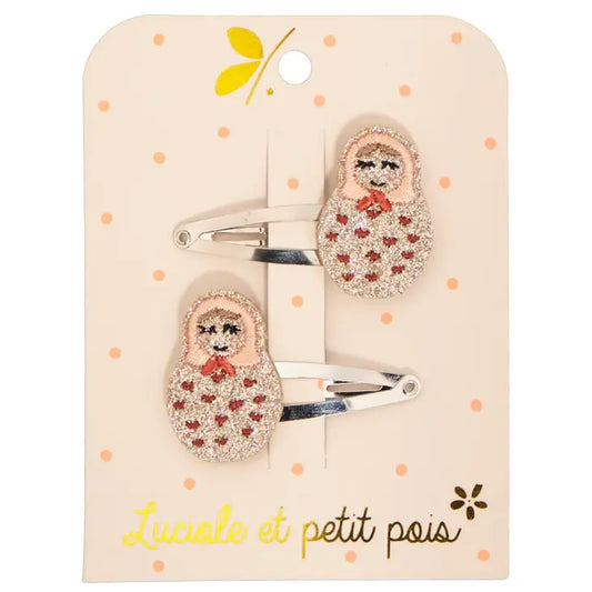 Luciole et Petit Pois - Matryoshka Doll Clips