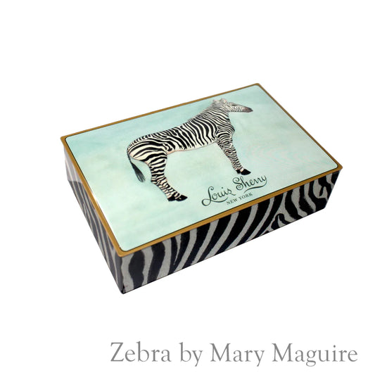 Louis Sherry Chocolate Tin - 12 Piece - Zebra