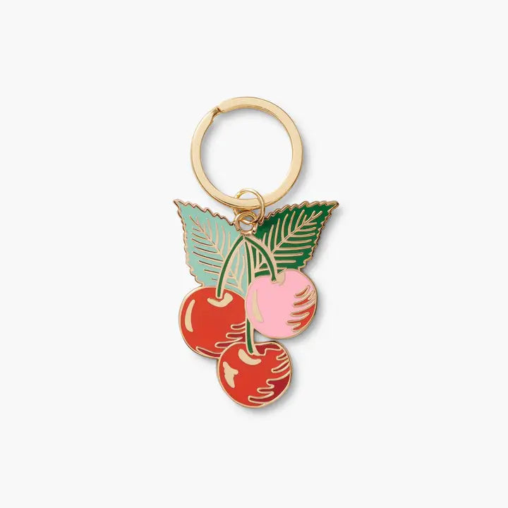 Rifle Paper Co. - Enamel Keychain - Cherries