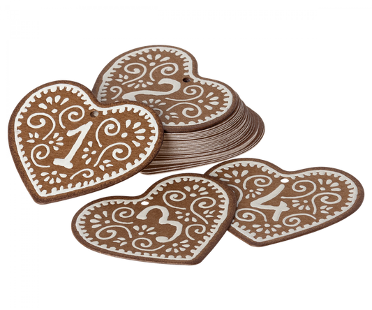 Maileg - Calendar Tags, No. 1-24