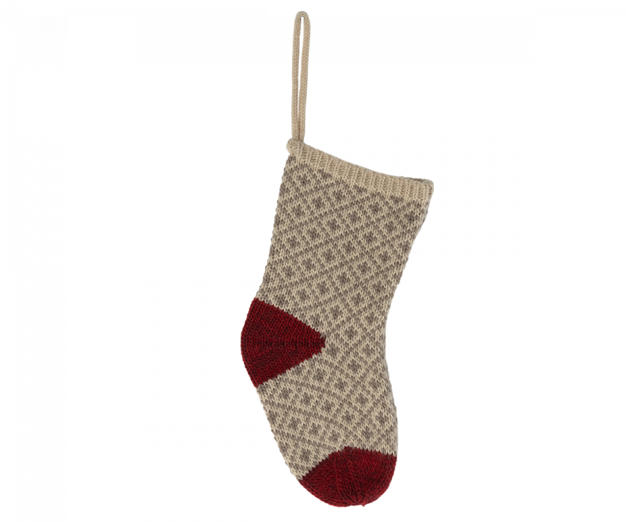 Maileg - Christmas Stocking - Grey