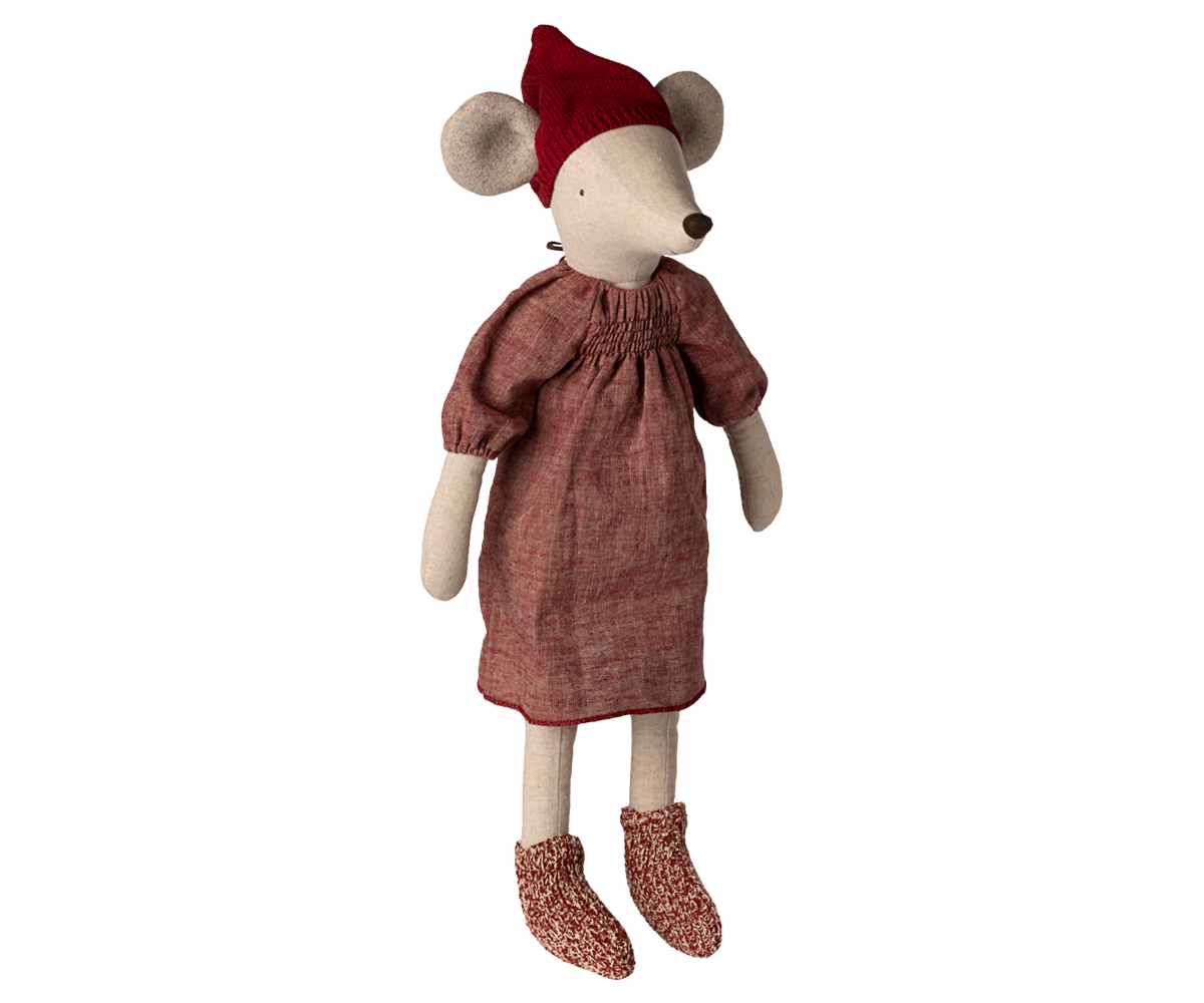 Maileg - Christmas Mouse, Maxi - Girl