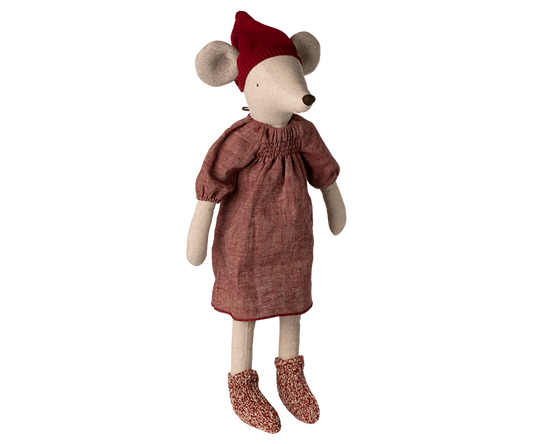 Maileg - Christmas Mouse, Maxi - Girl