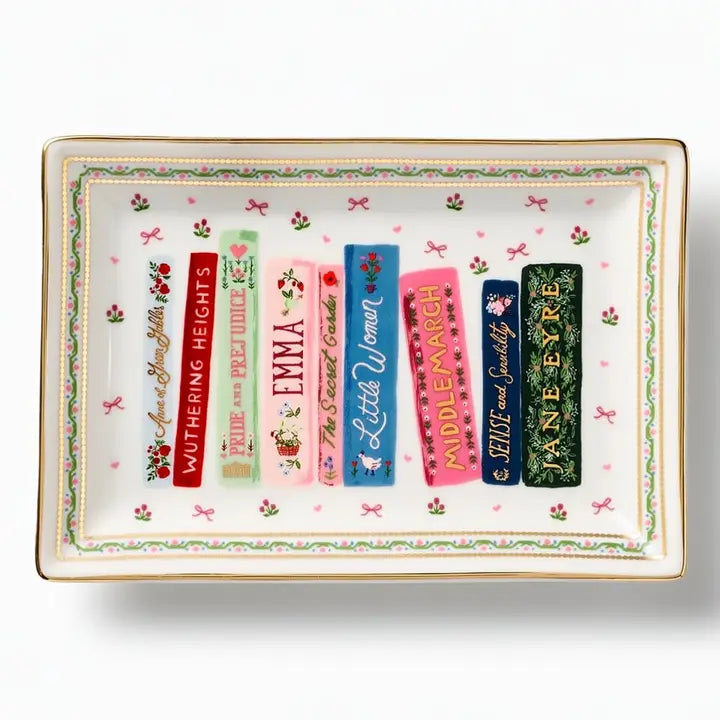 Rifle Paper Co. - Porcelain Catchall Tray - Ladies Night Book Club