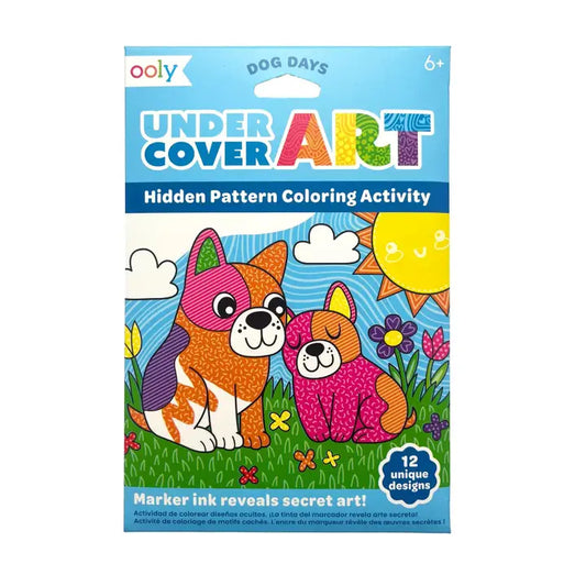 Ooly - Undercover Art: Hidden Pattern Coloring Activity - Dog Days