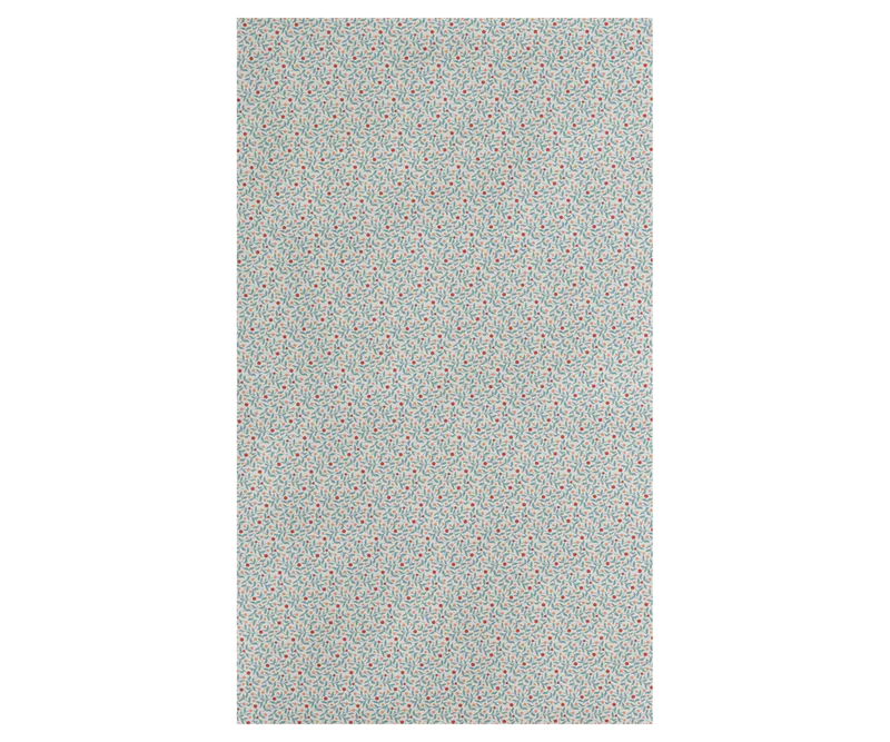 Maileg - Gift Wrap, Berry Branches, Dusty Blue - 10 m