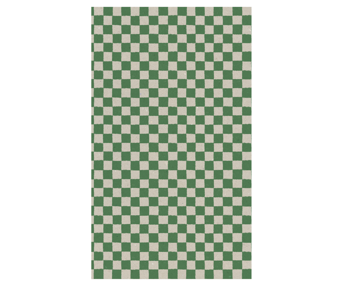 Maileg - Giftwrap - Checker - Green