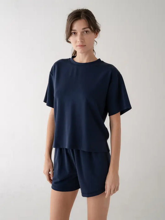 Loose Fit T-Shirt - Slate Navy