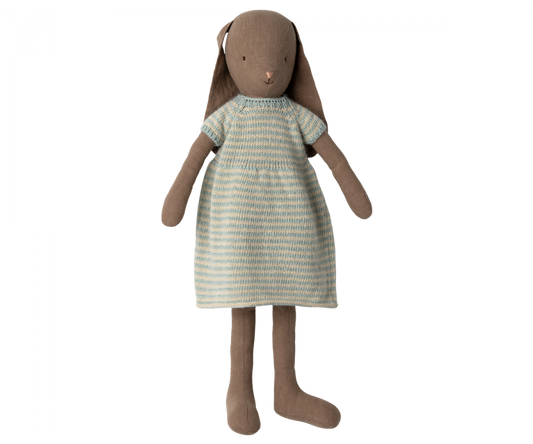 Maileg - Bunny Size 4, Brown - Knitted Dress
