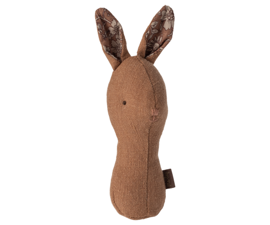 Maileg - Lullaby Friends - Bunny Rattle - Chocolate