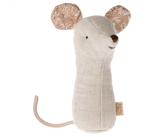 Maileg - Lullaby Friends, Mouse Rattle - Nature