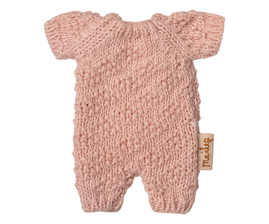 Maileg - Knitted Suit, Micro - Rose