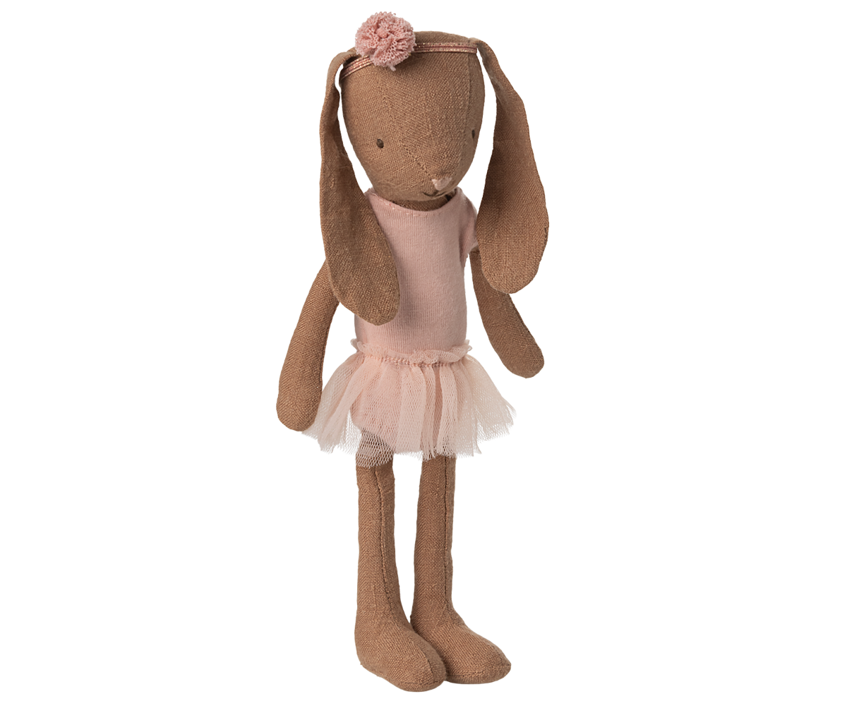 Maileg - Bunny Size 1, Chocolate Brown - Ballet Suit and Skirt - Rose