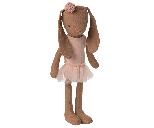 Maileg - Bunny Size 1, Chocolate Brown - Ballet Suit and Skirt - Rose
