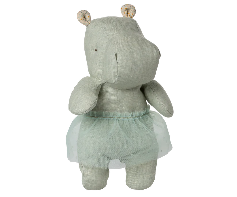 Maileg - Safari Friends, Hippo W. Skirt - Small - Mint