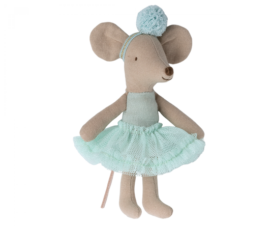 Maileg - Ballerina Mouse, Little Sister - Light Mint