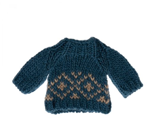 Maileg - Knitted Sweater, Dad Mouse