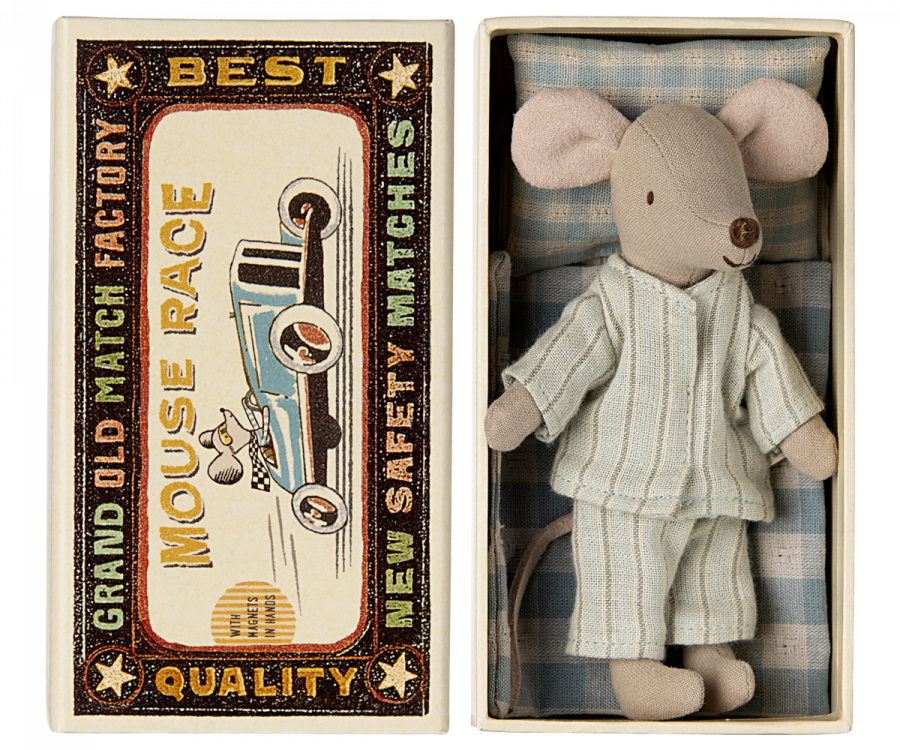 Maileg - Big Brother Mouse in Matchbox