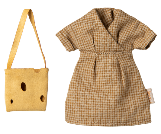 Maileg - Dress and Bag - Mum Mouse