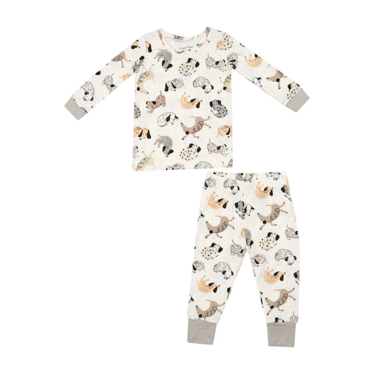 Long Sleeve Loungewear Set - Cozy Pups