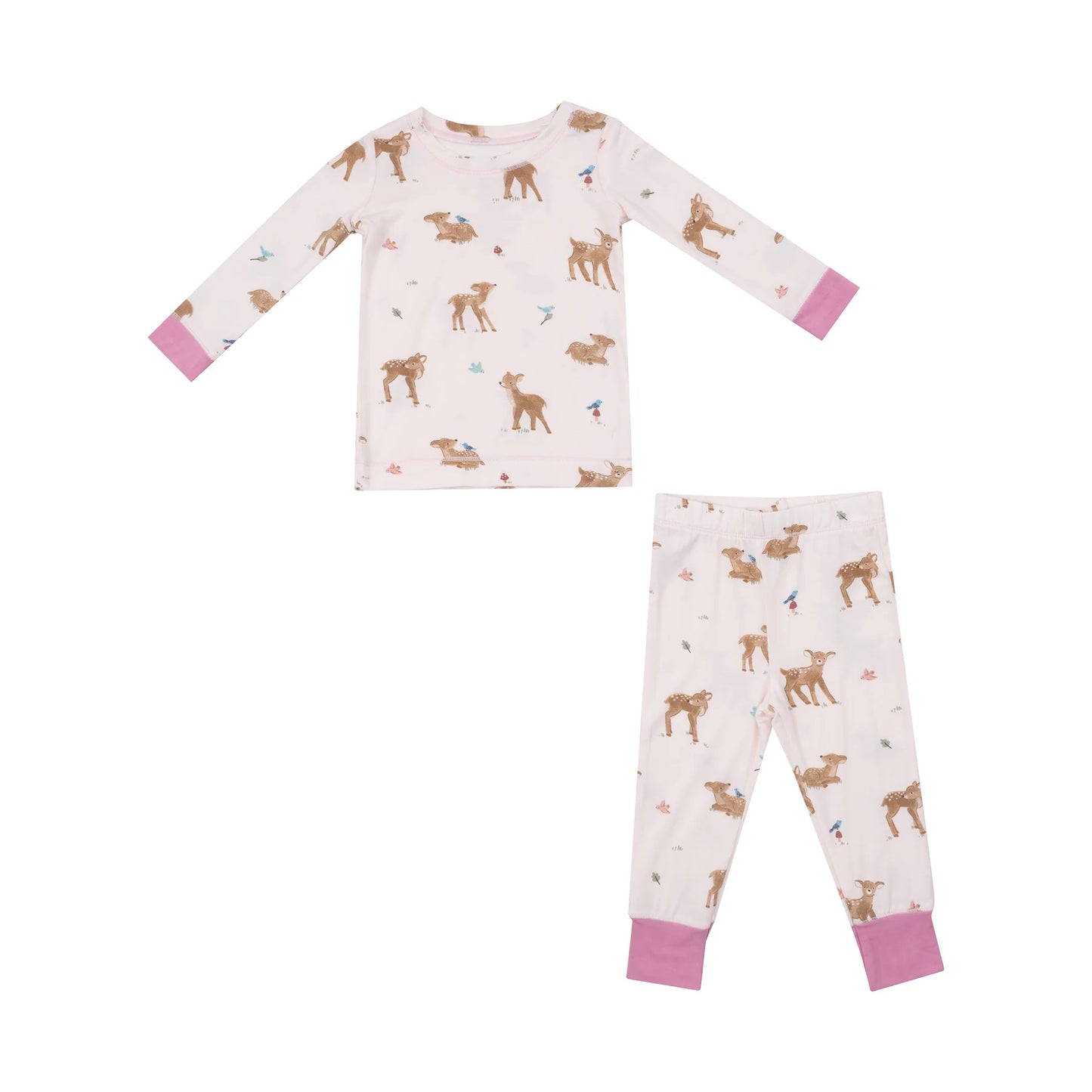 Long Sleeve Loungewear Set - Soft Deer