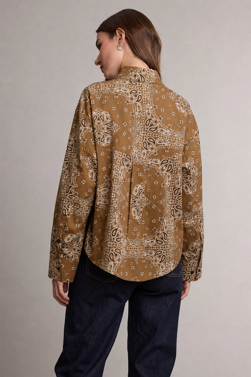 Button-Up Shirt - Bandana Print