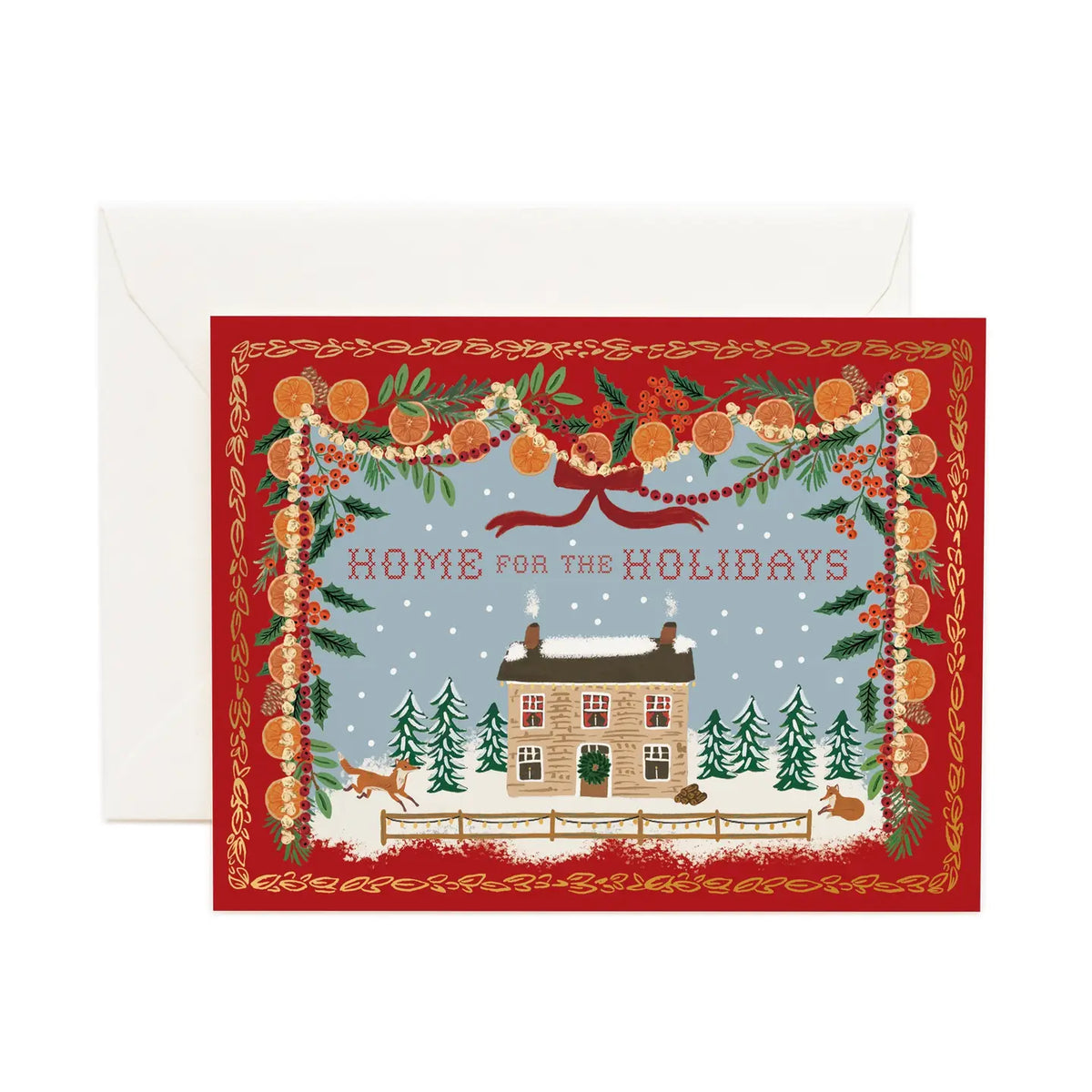 Rifle Paper Co. - Christmas Card - Home for the Holidays