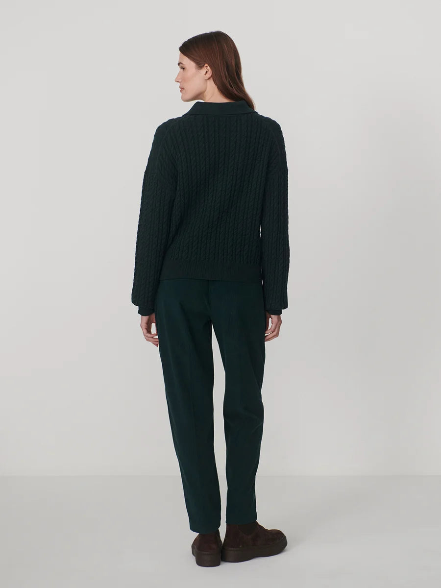 Varley - Dottie Polo Knit Sweater - Ponderosa Pine