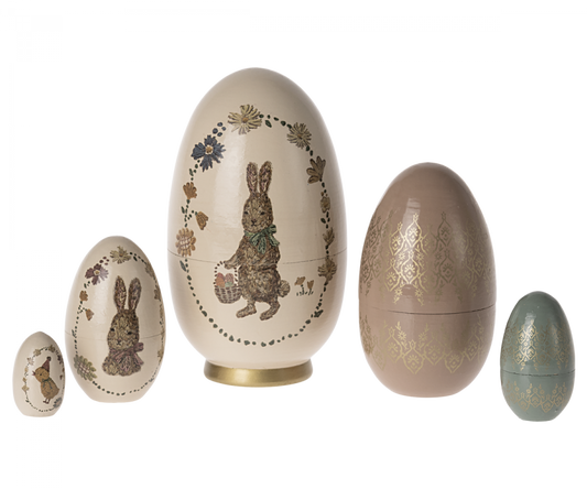 Maileg - Easter Babushka Egg, 5 Pcs Set