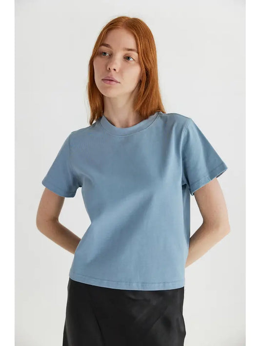 The Lanie Top - Dusty Blue