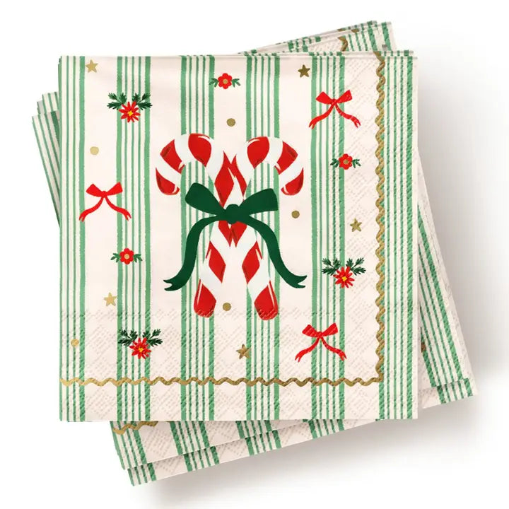 Rifle Paper Co. - Paper Cocktail Napkins - Holly Jolly