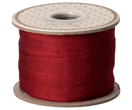 Maileg - Ribbon, W: 18 mm x L: 10 m - Red