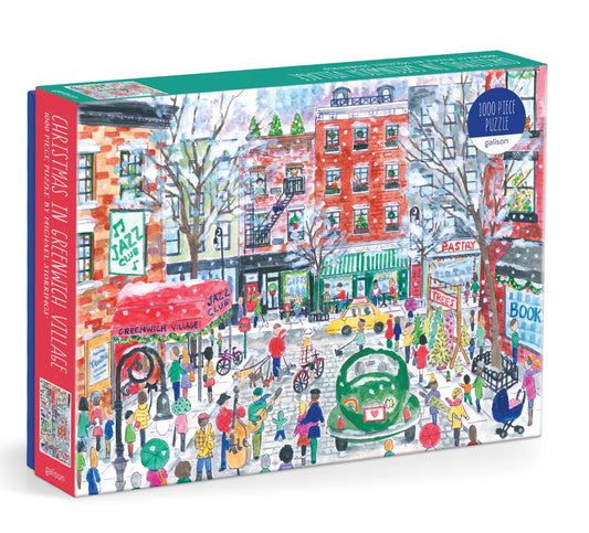 1000 Piece Puzzle - Christmas in Greenwich Village - Michael Storrings