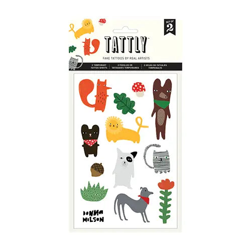 Tattly - Creature Crew Tattoo Sheet