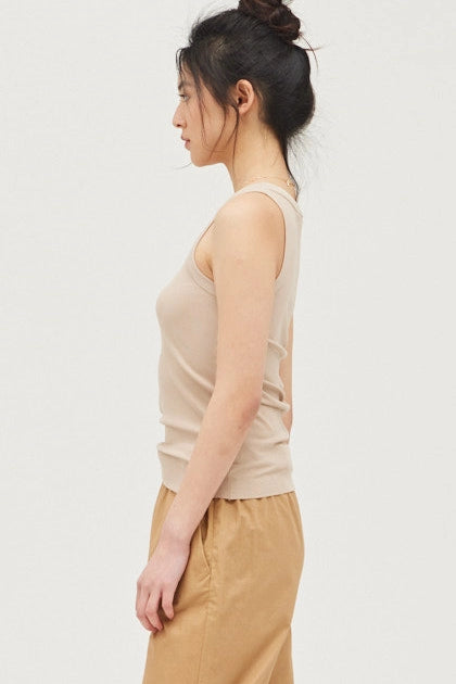 Grade + Gather - Binding Tank Top - Natural