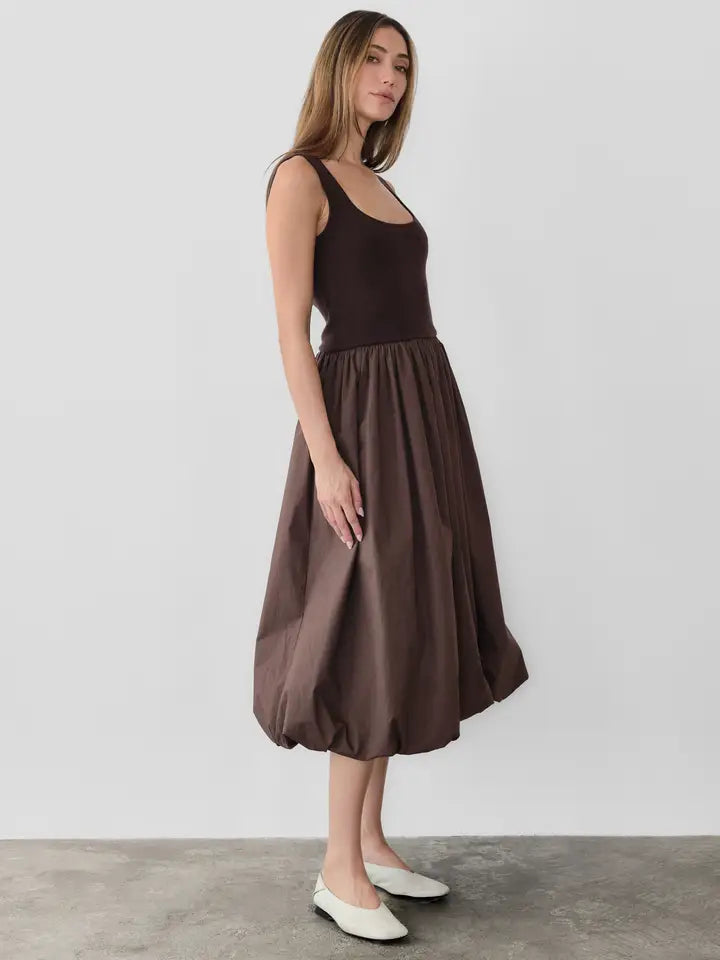 The Bella Dress - Brown