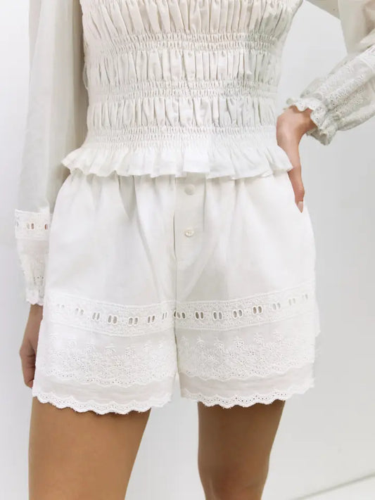 The Lucy Shorts - White
